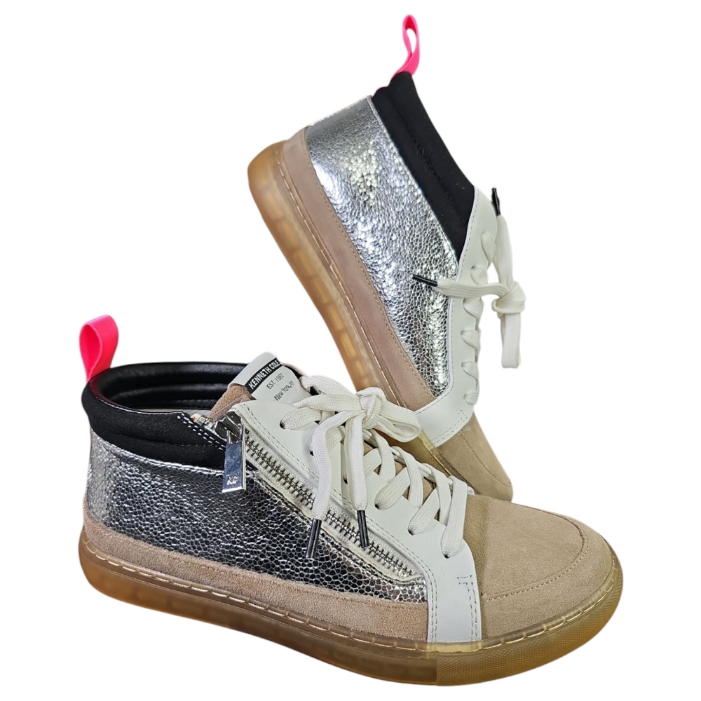 Kenneth Cole "Kam Mid Top Zip"‎ Sneakers
